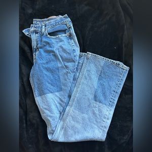 American Eagle 90’s Bootcut Patch Jeans